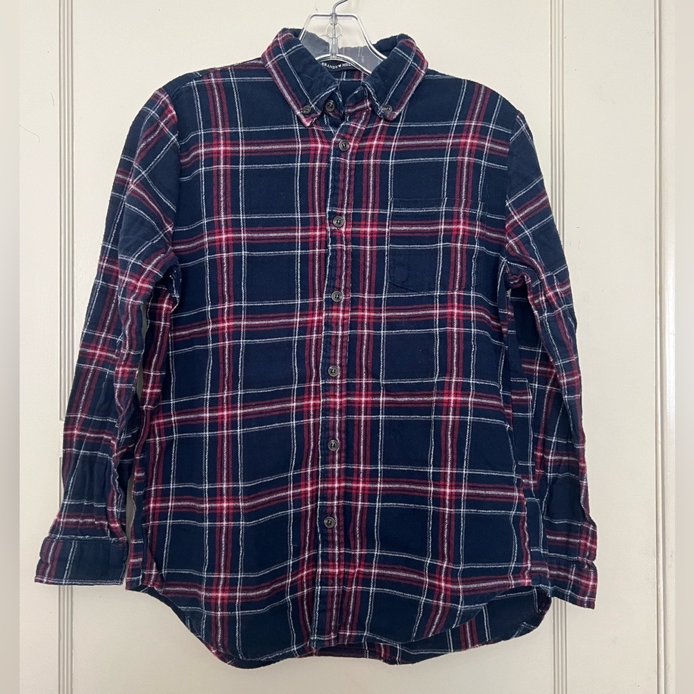 Brandy Melville flannel, lightly used, blue, one size